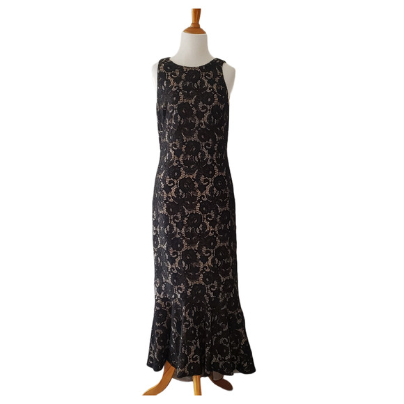 Lauren Ralph Lauren Dresses & Skirts - Lauren Ralph Lauren Lace Maxi Event Dress Black 8